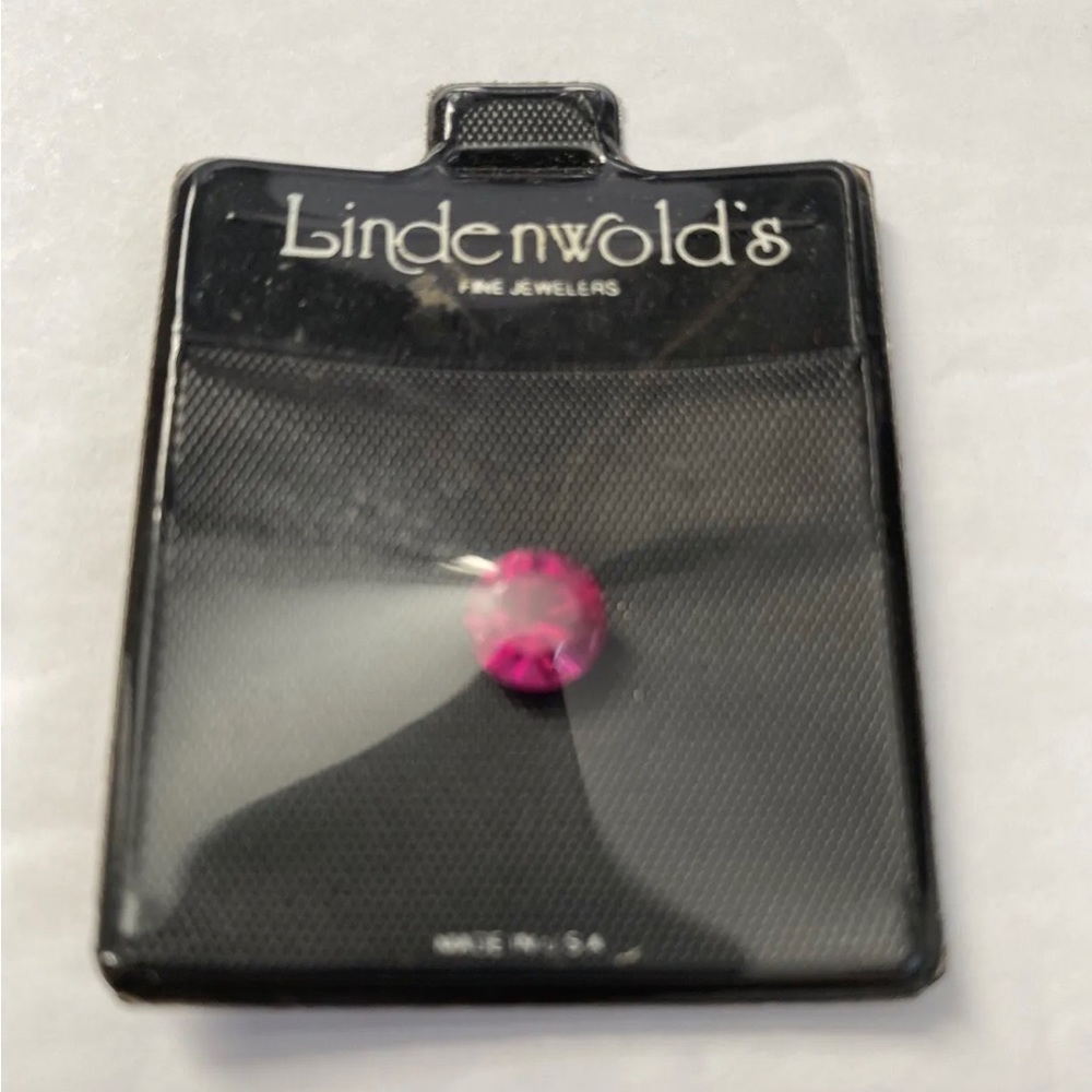 Vintage LINDENWOLD'S Fine Jewelers Simulated Loose Cubic Zirconia Pink Loose Gem